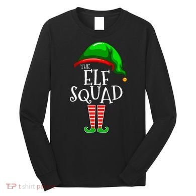 The Elf Squad Family Matching Group Christmas Long Sleeve Shirt