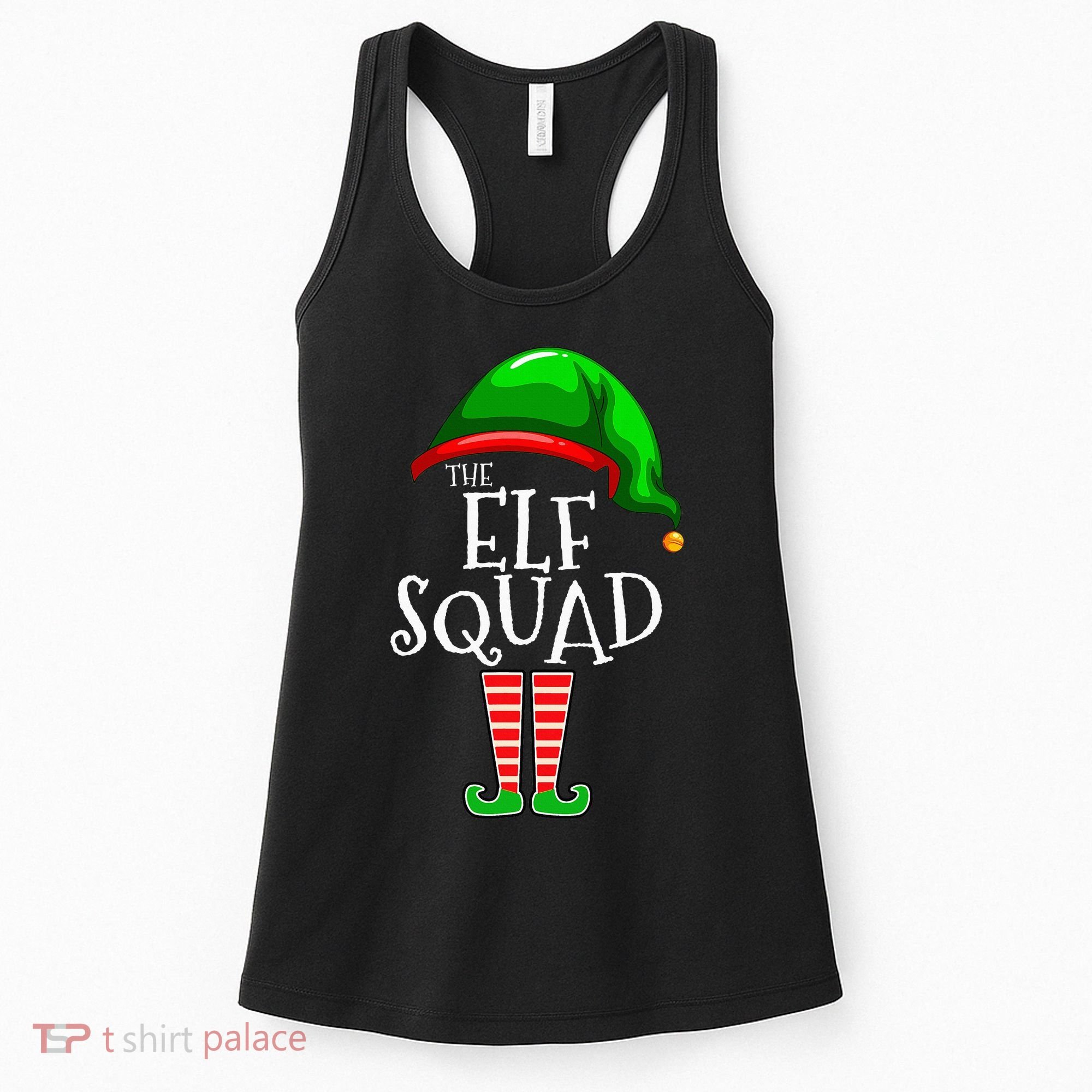 The Elf Squad Family Matching Group Christmas Women's Tank Top