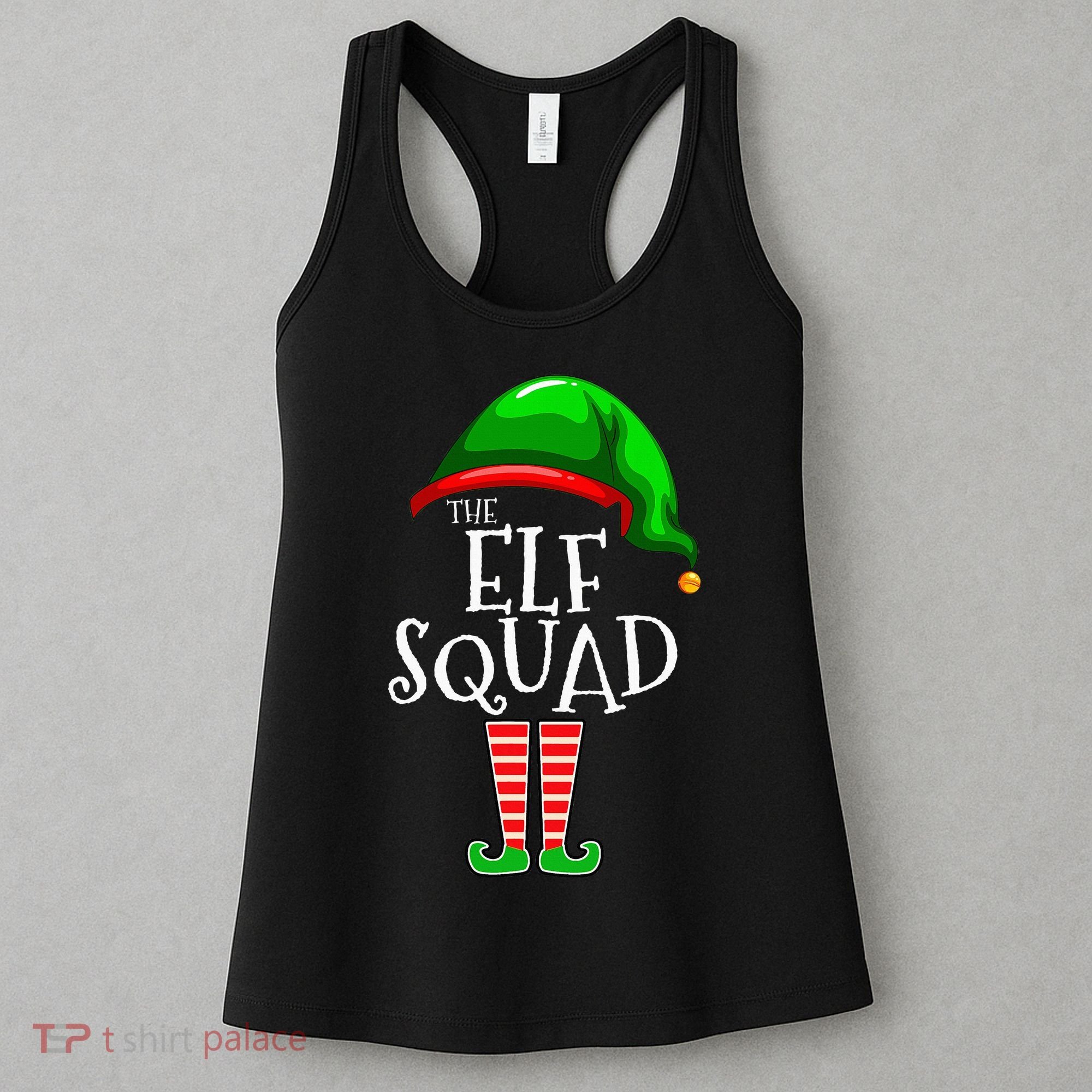 The Elf Squad Family Matching Group Christmas Women's Tank Top