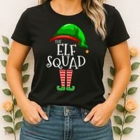 The Elf Squad Family Matching Group Christmas Women's T-Shirt thumb 2
