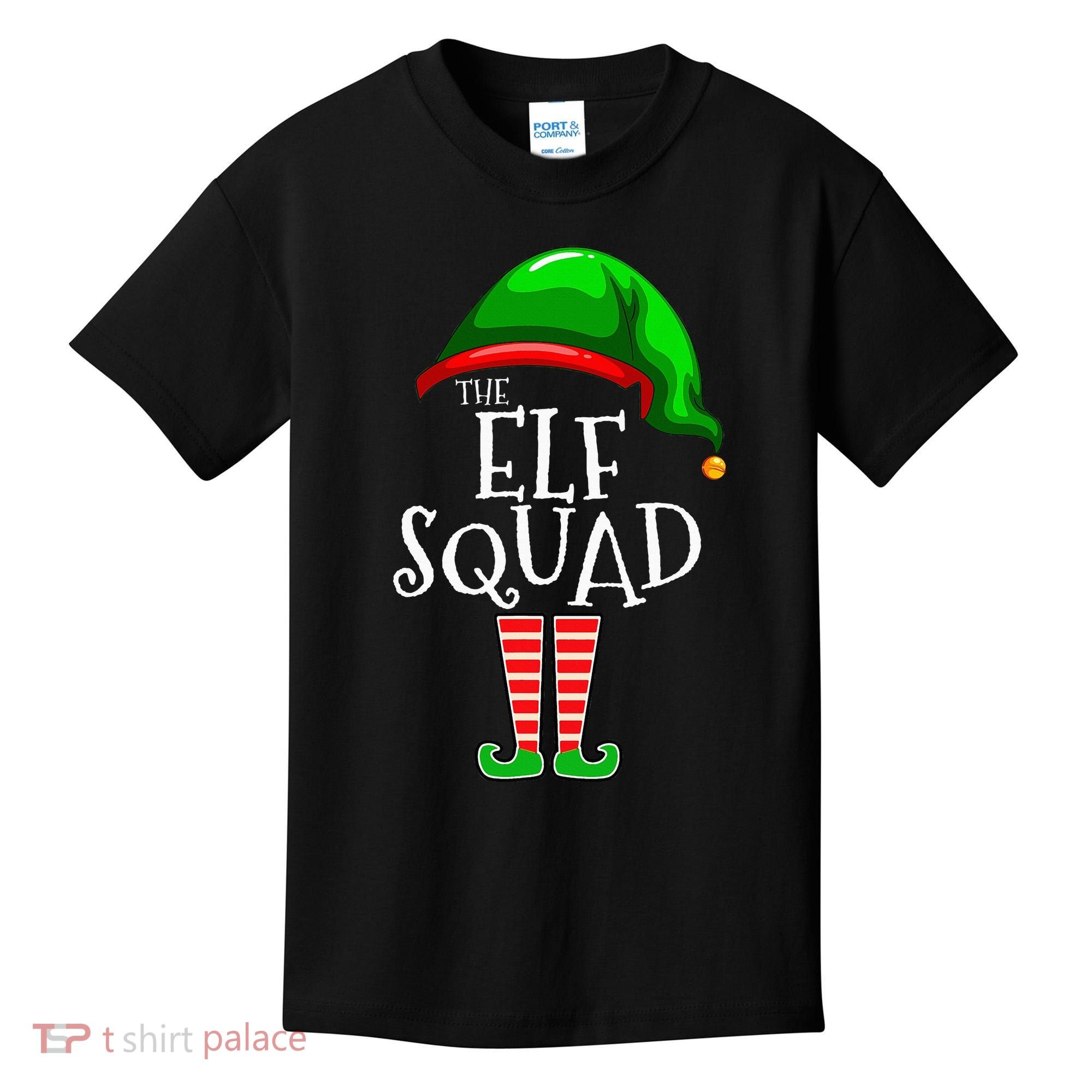The Elf Squad Family Matching Group Christmas Kids T-Shirt