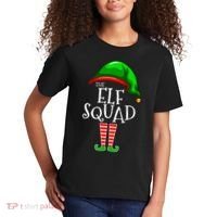 The Elf Squad Family Matching Group Christmas Kids T-Shirt thumb 2