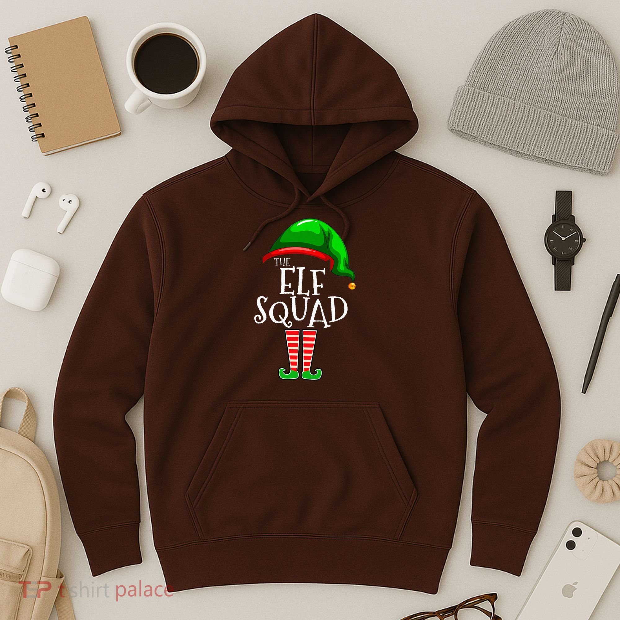 The Elf Squad Family Matching Group Christmas Hoodie