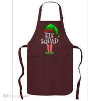The Elf Squad Family Matching Group Christmas Apron thumb 0