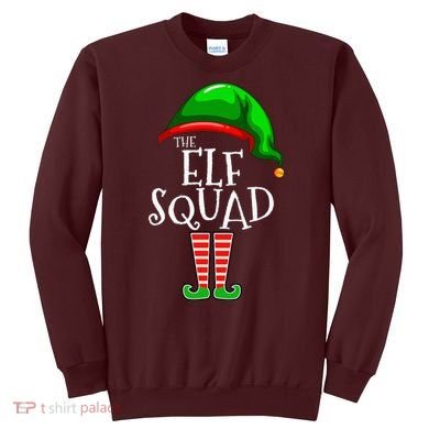 The Elf Squad Family Matching Group Christmas Sweatshirt