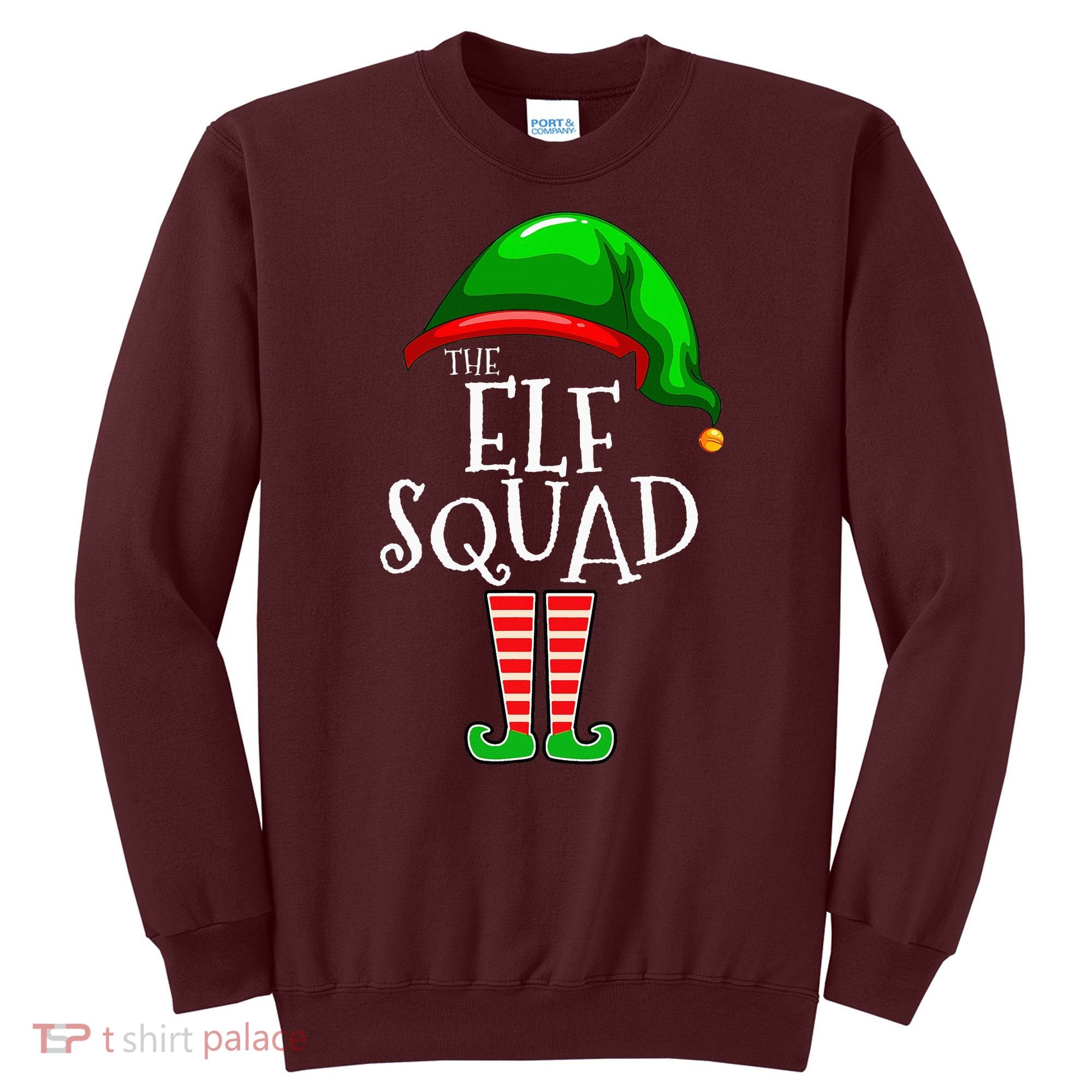 The Elf Squad Family Matching Group Christmas Sweatshirt