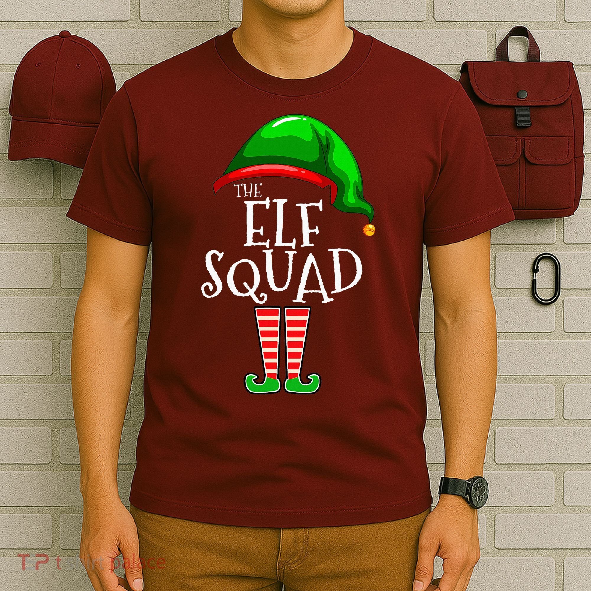 The Elf Squad Family Matching Group Christmas T-Shirt