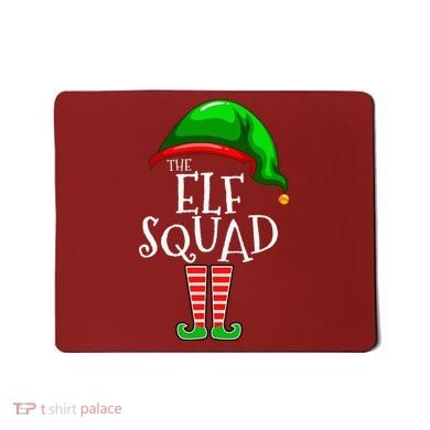 The Elf Squad Family Matching Group Christmas Mousepad