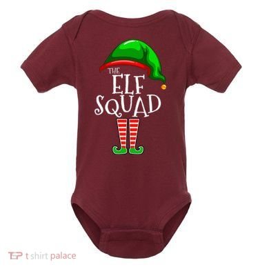 The Elf Squad Family Matching Group Christmas Baby Bodysuit