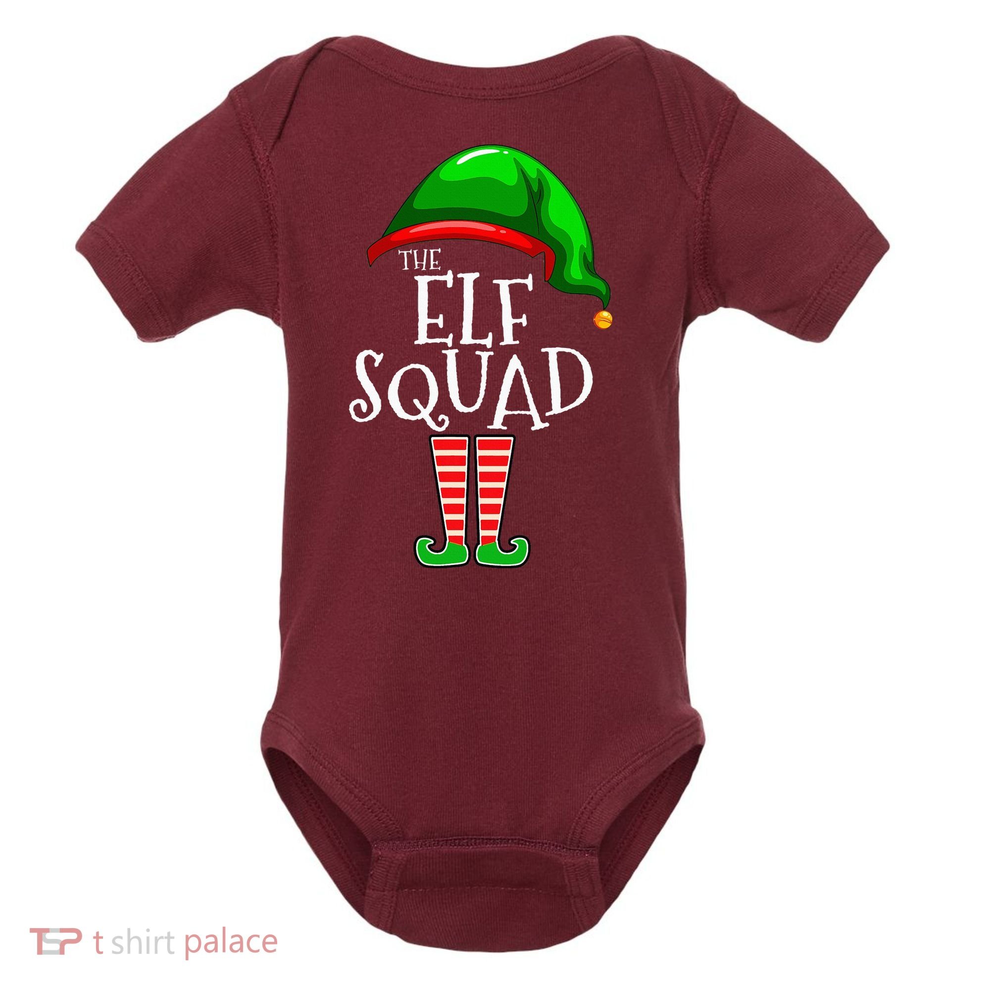 The Elf Squad Family Matching Group Christmas Baby Bodysuit