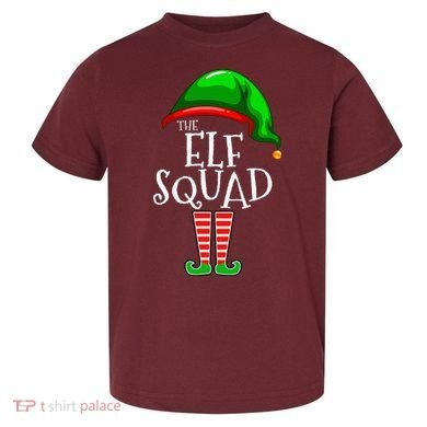 The Elf Squad Family Matching Group Christmas Toddler T-Shirt