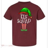 The Elf Squad Family Matching Group Christmas Toddler T-Shirt thumb 0