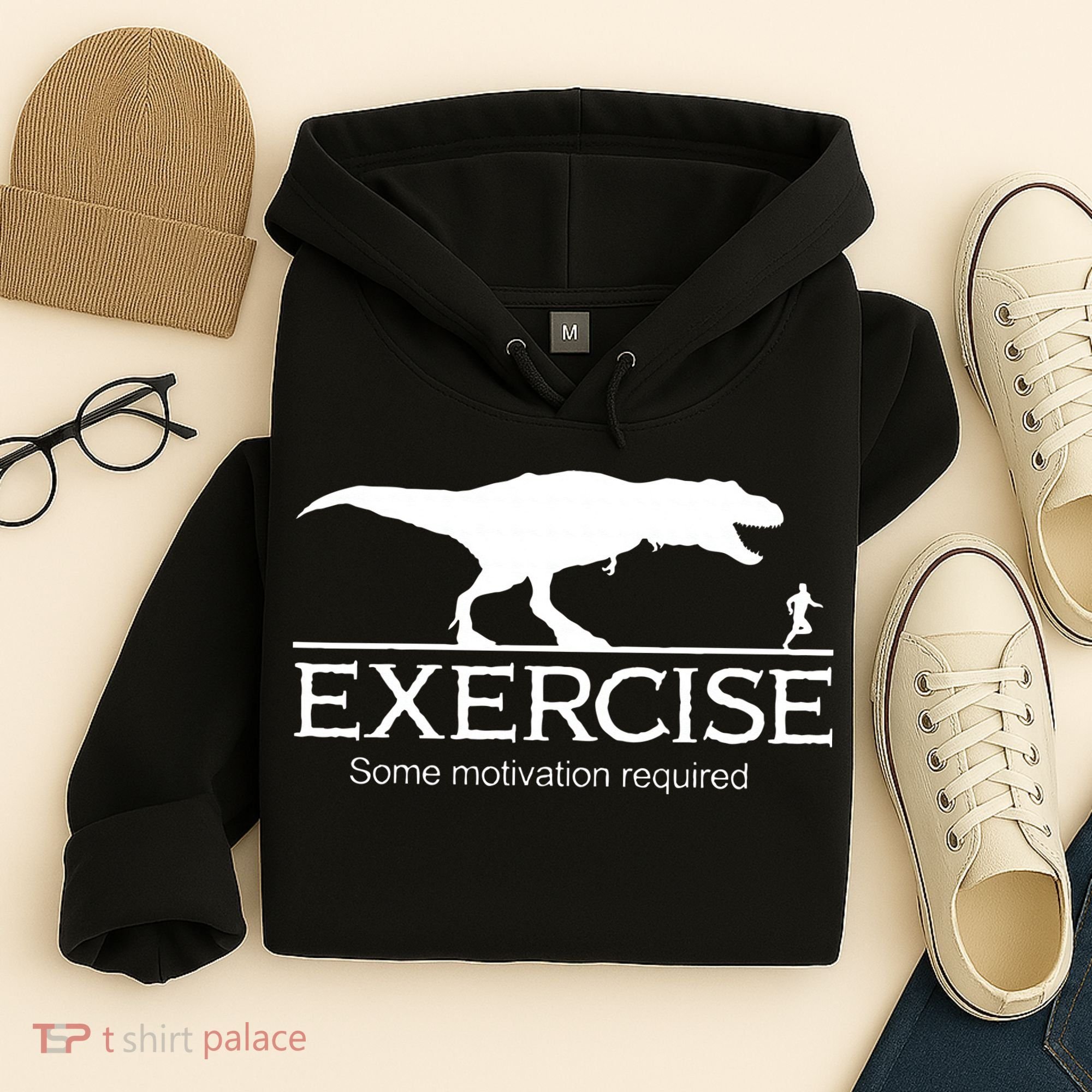 TRex Exercise Some Motivation Required Hoodie