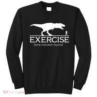 TRex Exercise Some Motivation Required Sweatshirt thumb 0