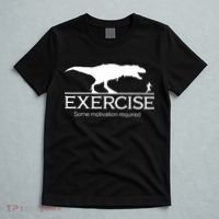 TRex Exercise Some Motivation Required T-Shirt thumb 5