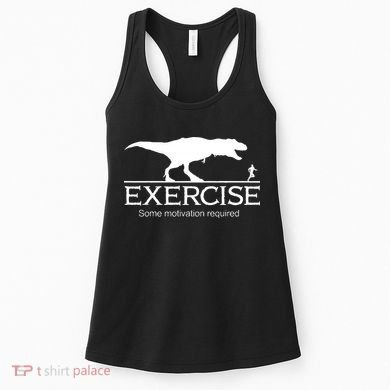 TRex Exercise Some Motivation Required Women's Tank Top