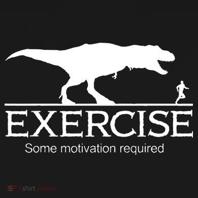 TRex Exercise Some Motivation Required Baby Bodysuit