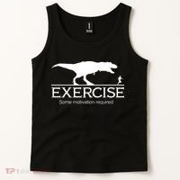 TRex Exercise Some Motivation Required Tank Top thumb 2
