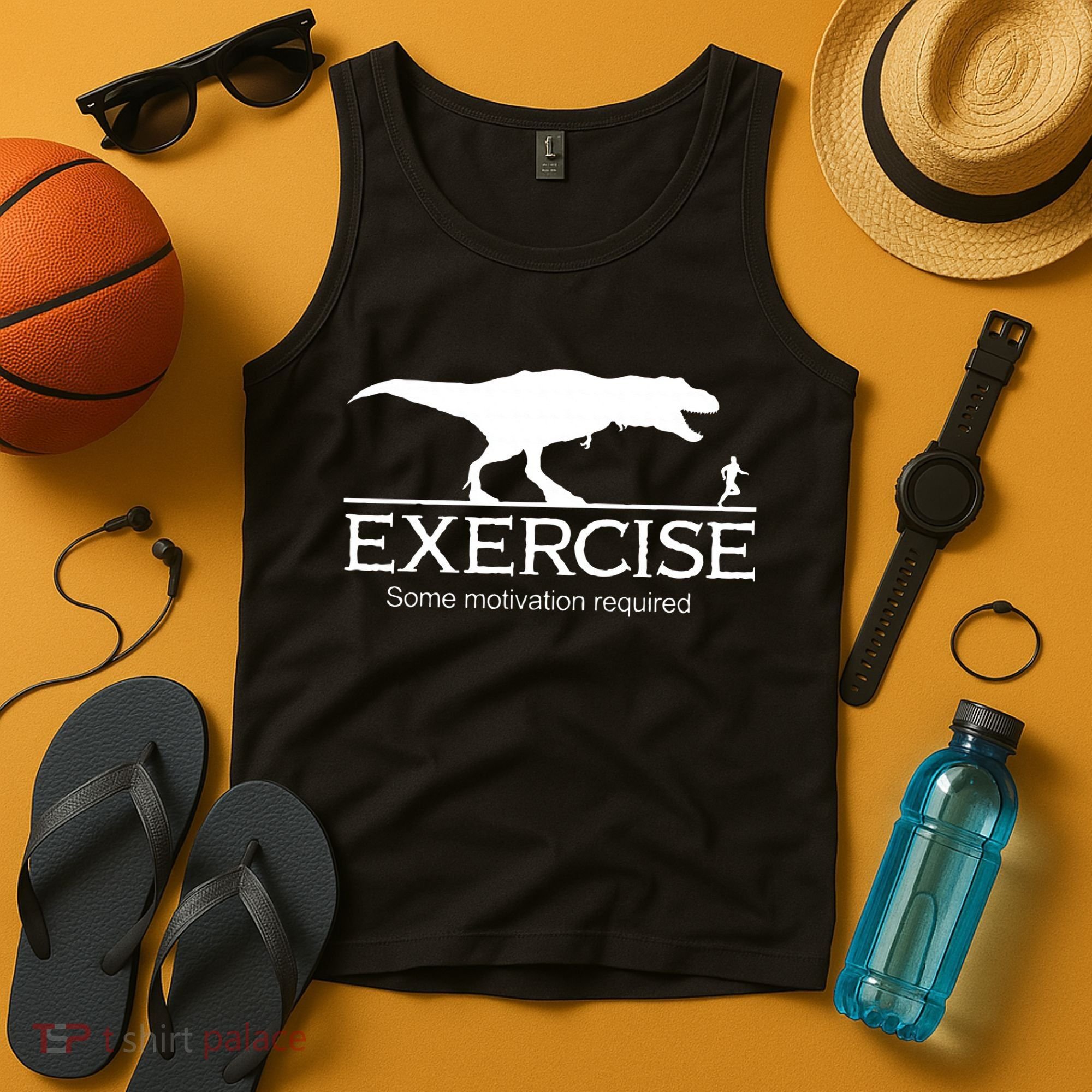 TRex Exercise Some Motivation Required Tank Top