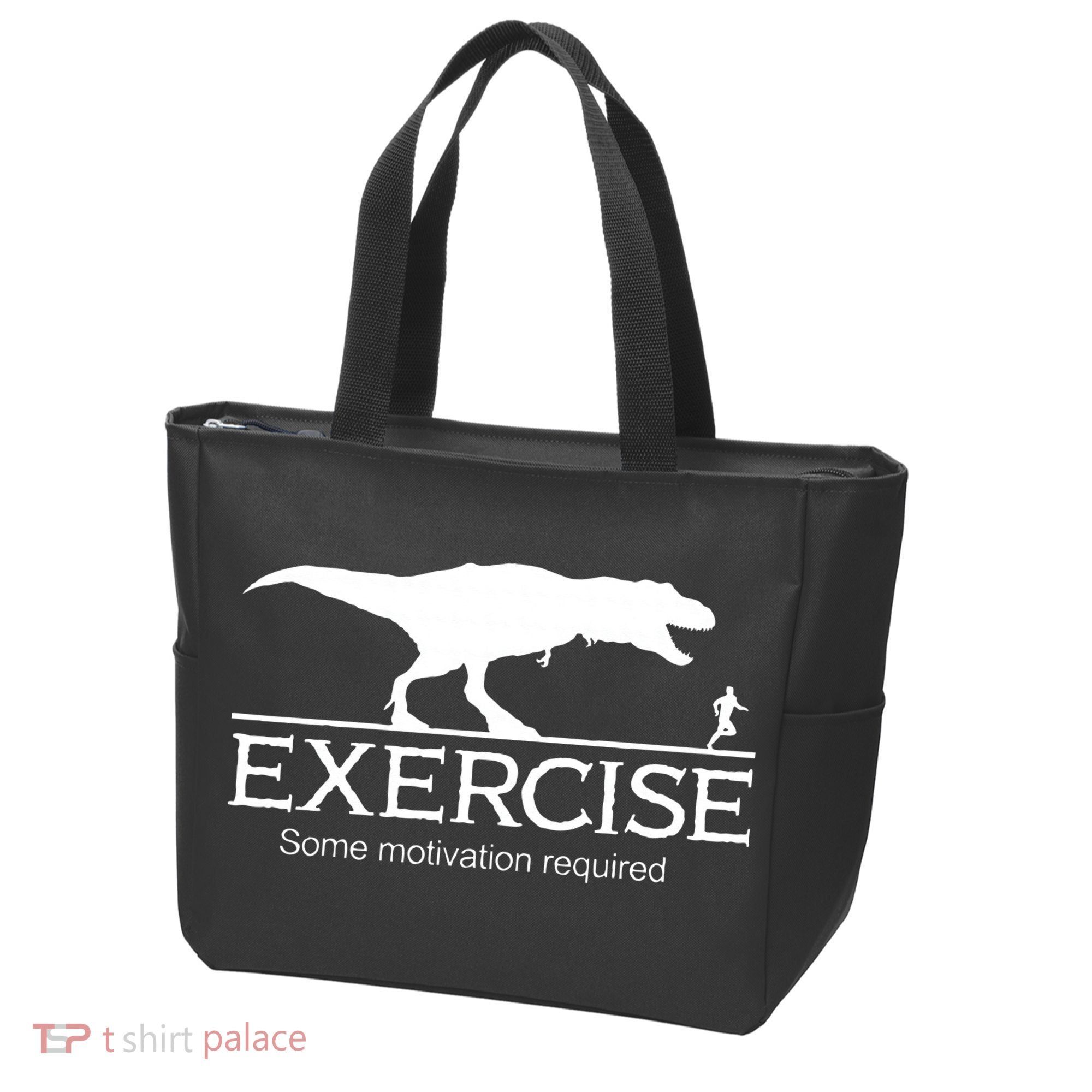 TRex Exercise Some Motivation Required Tote Bag