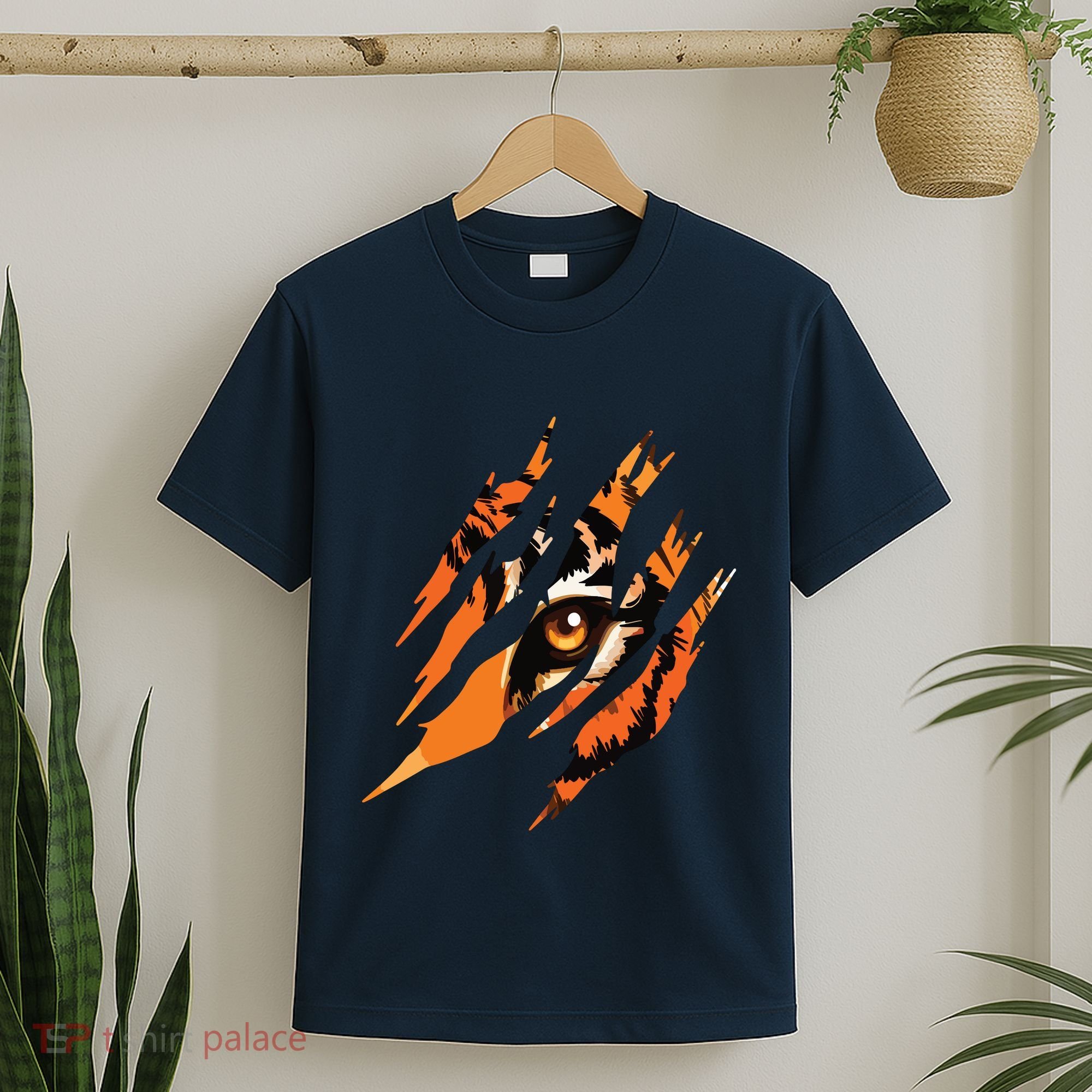 Tiger Eye Safari Zoo Wildlife Animal Zookeeper Costume Gift T-Shirt