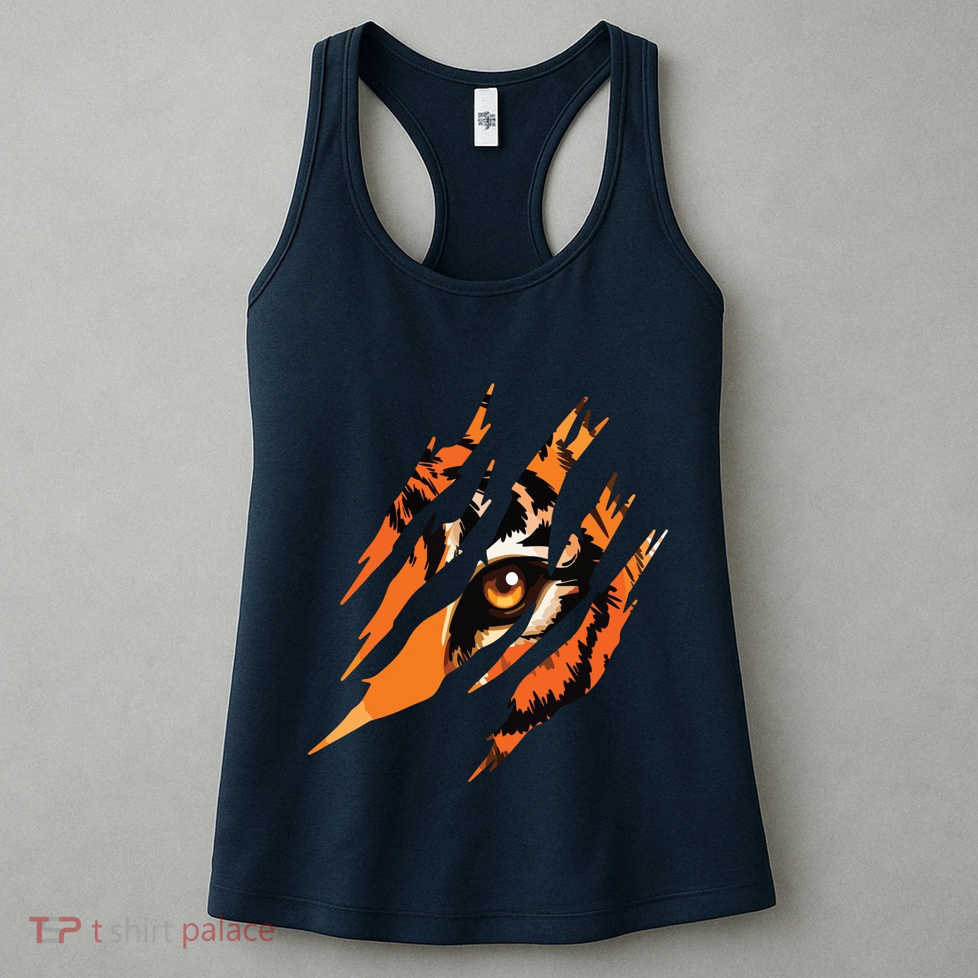 Tiger Eye Safari Zoo Wildlife Animal Zookeeper Costume Gift Women's Tank Top