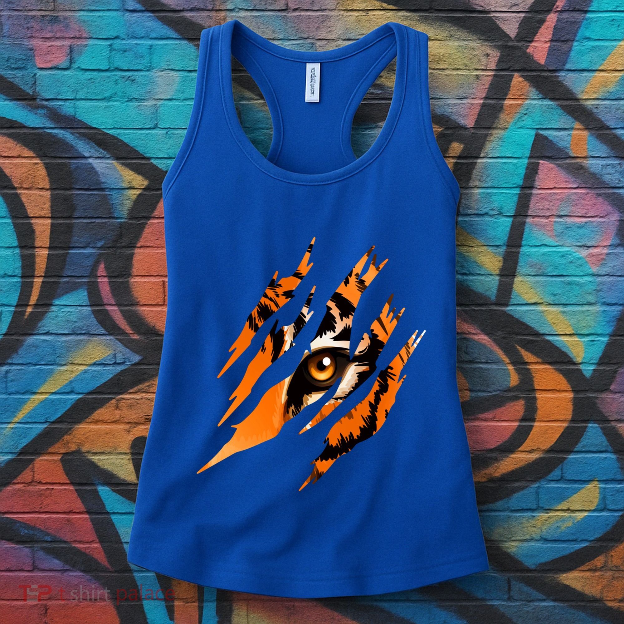 Tiger Eye Safari Zoo Wildlife Animal Zookeeper Costume Gift Women's Tank Top