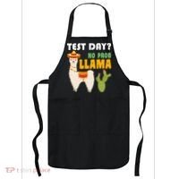 Test Day? No Prob Llama Cactus Apron thumb 0