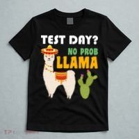 Test Day? No Prob Llama Cactus T-Shirt thumb 5