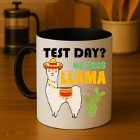 Test Day? No Prob Llama Cactus Coffee Mug thumb 4