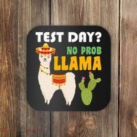 Test Day? No Prob Llama Cactus Coaster thumb 0