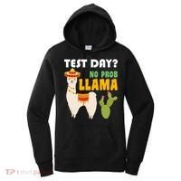 Test Day? No Prob Llama Cactus Women's Hoodie thumb 0