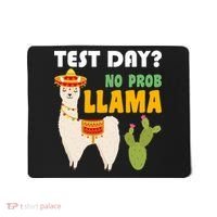 Test Day? No Prob Llama Cactus Mousepad thumb 0