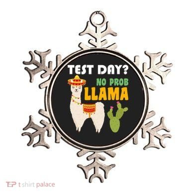Test Day? No Prob Llama Cactus Ornament