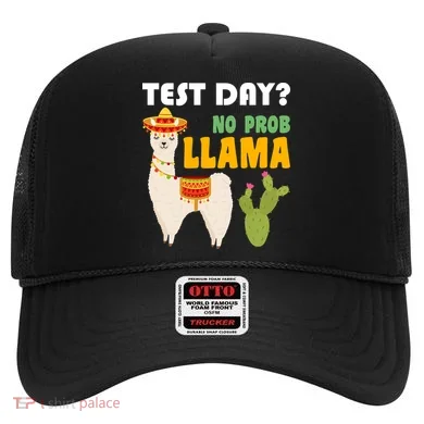Test Day? No Prob Llama Cactus Hat