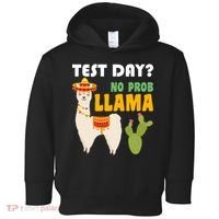 Test Day? No Prob Llama Cactus Toddler Hoodie thumb 0
