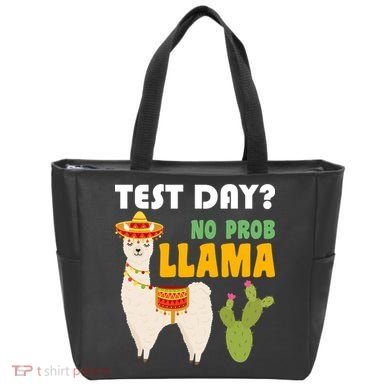 Test Day? No Prob Llama Cactus Tote Bag