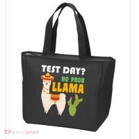 Test Day? No Prob Llama Cactus Tote Bag thumb 3