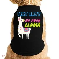 Test Day? No Probllama  Doggie Tank thumb 0
