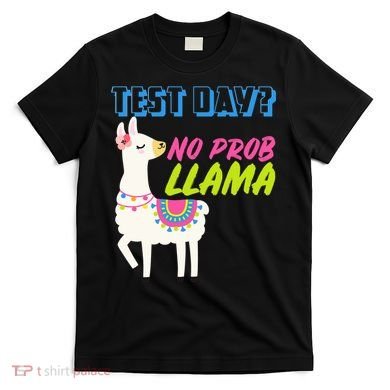 Test Day? No Probllama  T-Shirt
