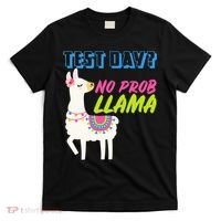 Test Day? No Probllama  T-Shirt thumb 0