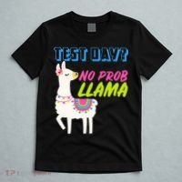 Test Day? No Probllama  T-Shirt thumb 5