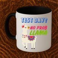 Test Day? No Probllama  Coffee Mug thumb 2