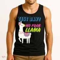 Test Day? No Probllama  Tank Top thumb 3