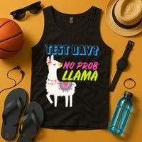 Test Day? No Probllama  Tank Top thumb 4