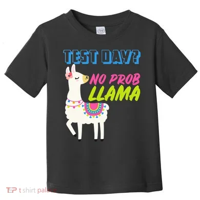Test Day? No Probllama Toddler T-Shirt