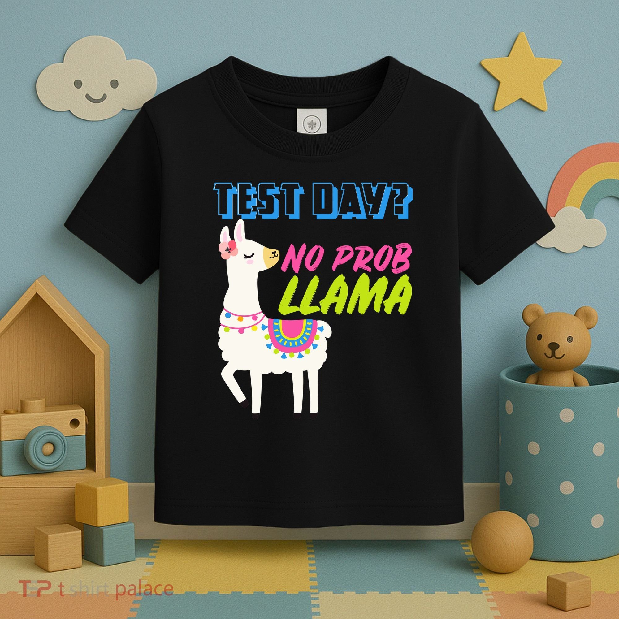 Test Day? No Probllama  Toddler T-Shirt