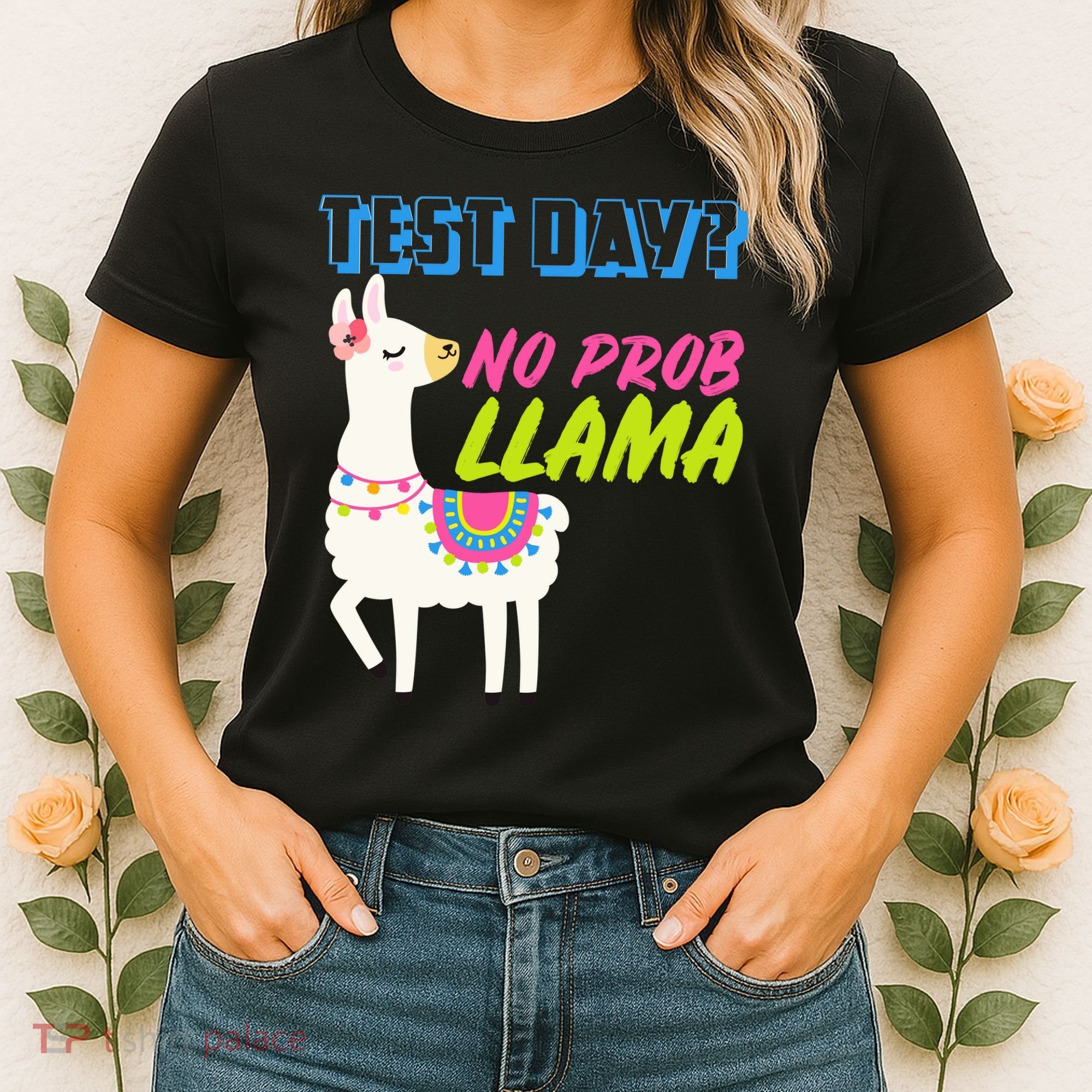 Test Day? No Probllama  Women's T-Shirt