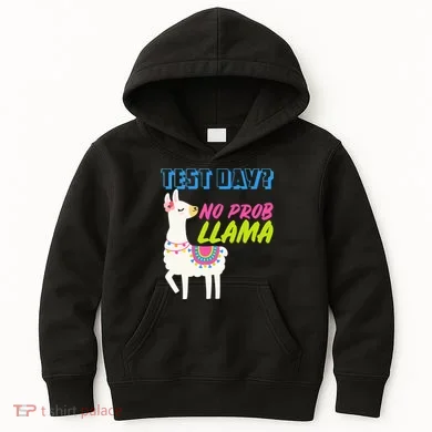 Test Day? No Probllama Kids Hoodie