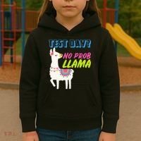 Test Day? No Probllama  Kids Hoodie thumb 3